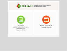 Tablet Screenshot of liberato.com.br